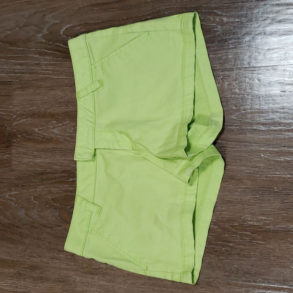 (5) Volcom Neon Mini Shorts Casual California Beach Surf Outdoor Vacation Tropic